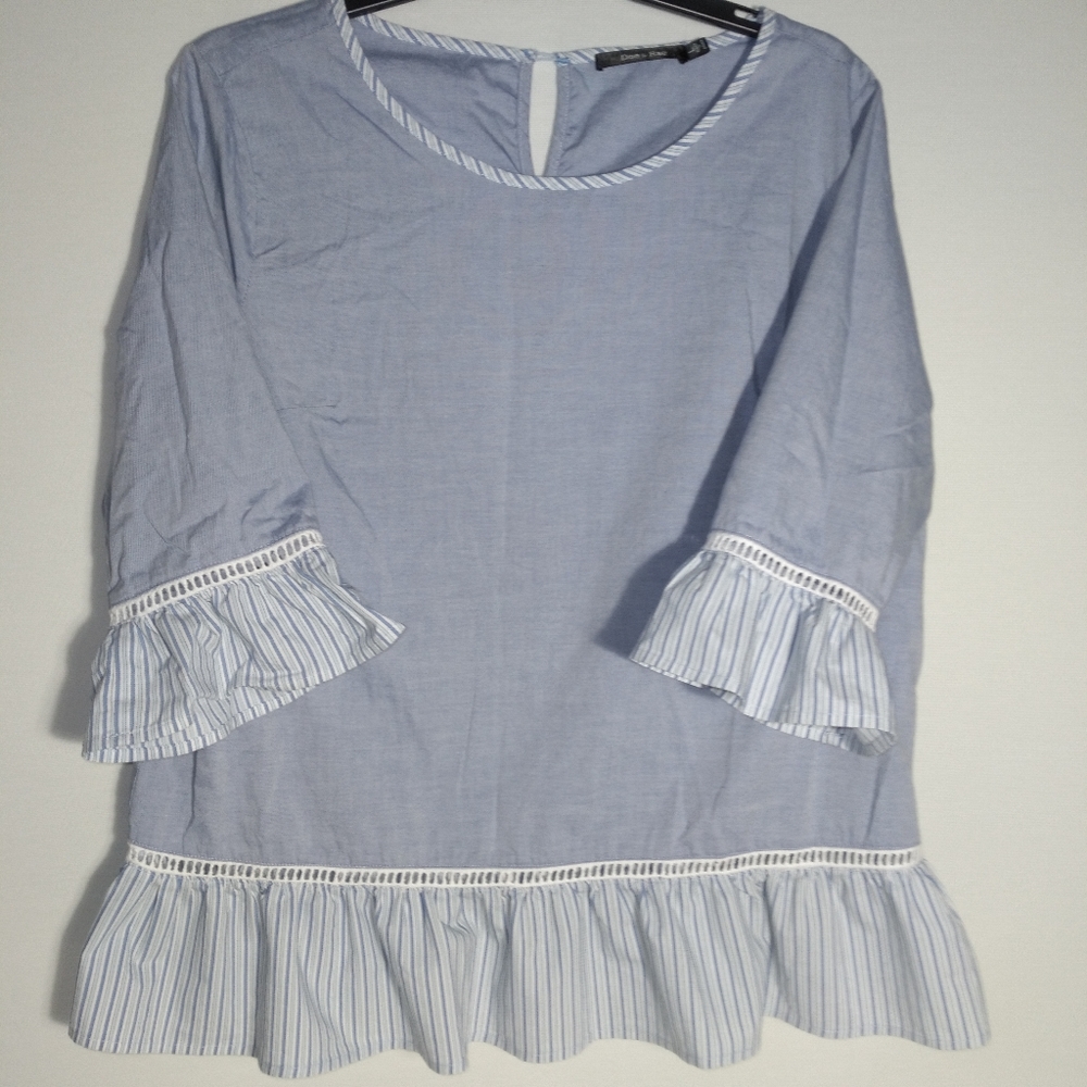 Blouse,Doe & Rae. Size (L). - Picture 3 of 7